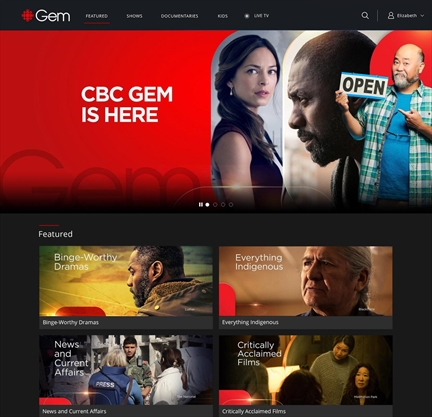 CBC Launches New 'CBC Gem' Streaming Service   Broadcast Dialogue