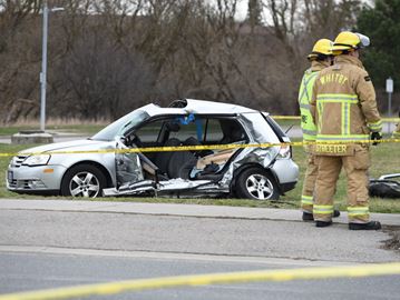 WHITBY - Dundas Street West at Jeffery Street in Whitby is closed due to a multi-vehicle accident.