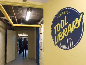 The Toronto Tool Library, a project run by the Institute for a Resource-Based Economy (IRBE), officially opened it's doors to the public on Saturday, March 23. For a fee, people can join the library and 