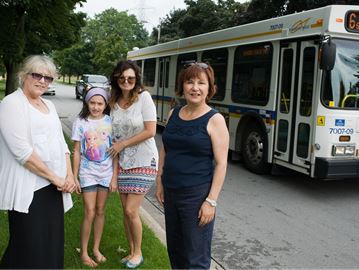 Burlington residents lobby for buses to be removed from street
