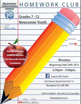 Afterschool homework help classified ad
