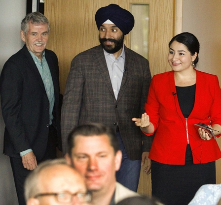 Science Minister Navdeep Bains defends carbon tax during ...
